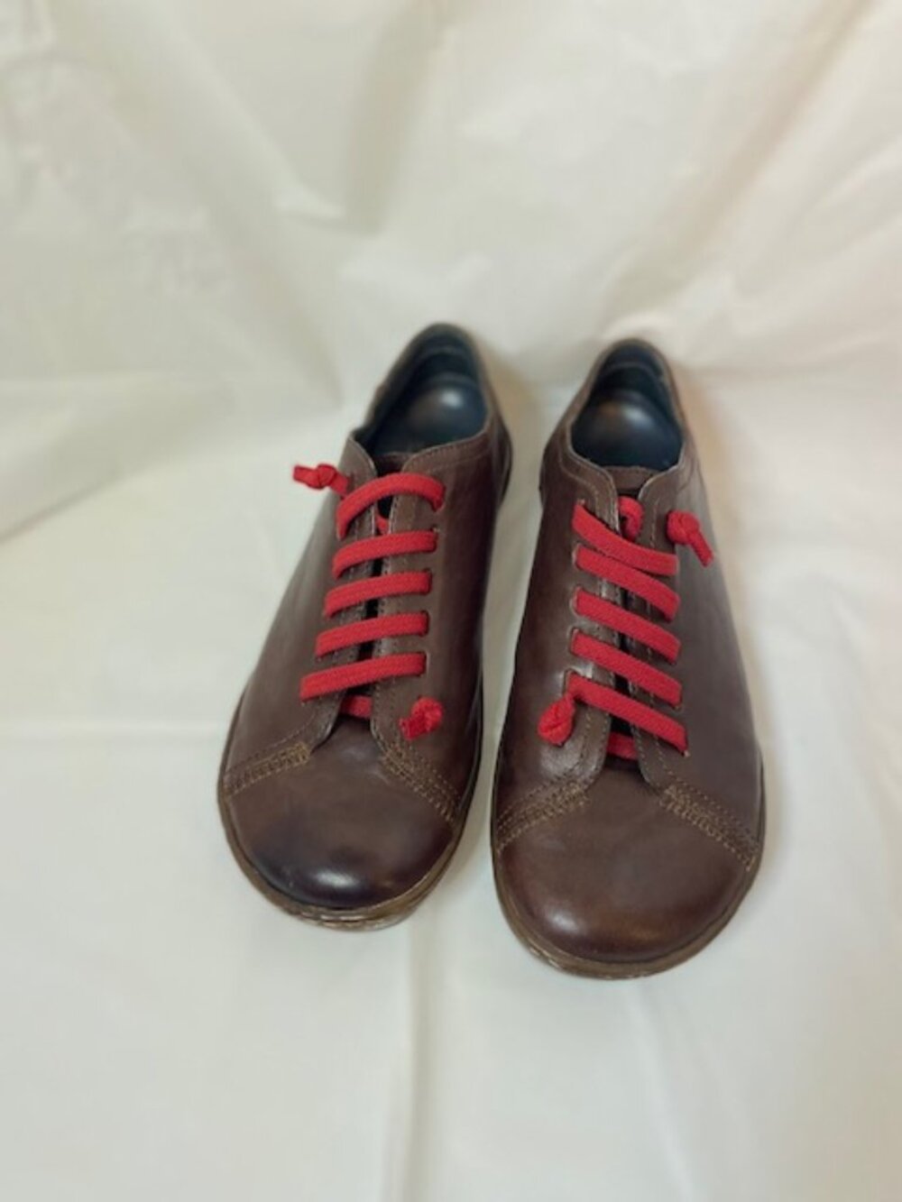 Camper Women's Peu Cami Dark Brown Leather Sneakers - Size EU 38 (US 7.5)